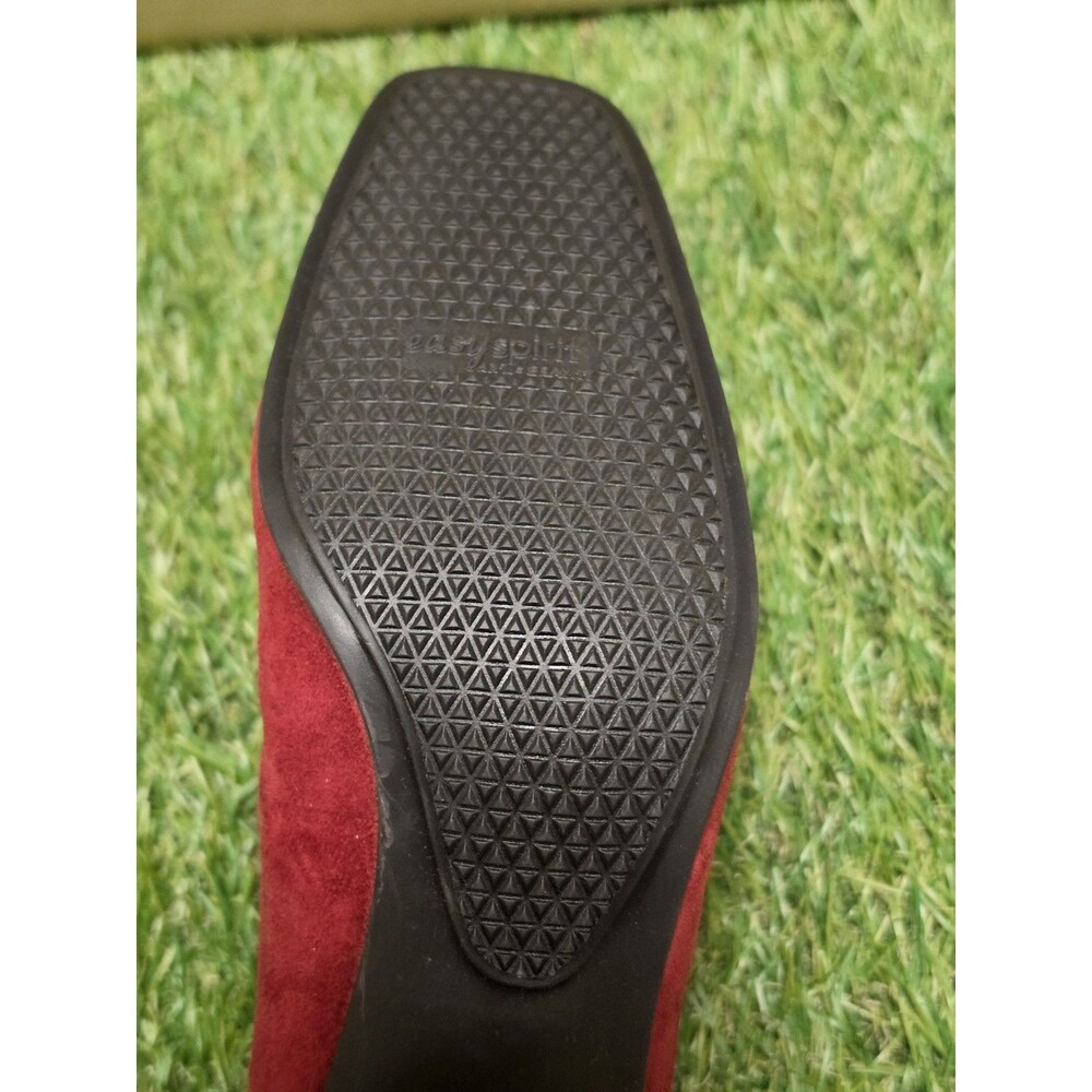 Vintage Easy Spirit ESFAWN Red Apple Suede Anti Gravity Heels Size 6 1/2 NIB - Picture 11 of 16